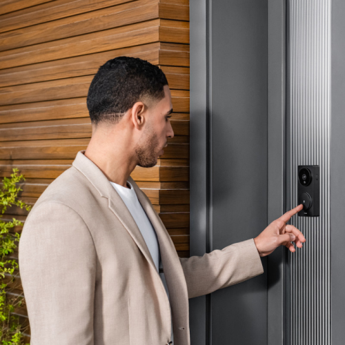 Sonnette vidéo connectée sur batterie ou filaire