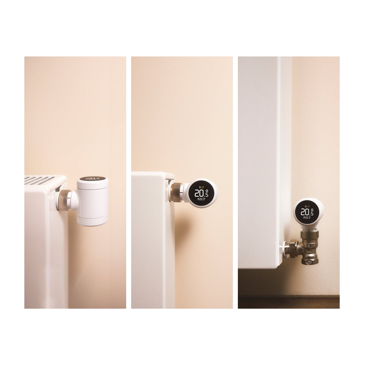 Positions de montage de la Tête thermostatique X – tado°
