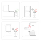 Support tado° – Accessoire de pose pour thermostat sans fil. sonde de température et contrôle de climatisation – tado°