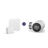 Pack tado° X (2e gén.) : kit thermostat filaire avec Bridge X + 1 Tête thermostatique intelligente X