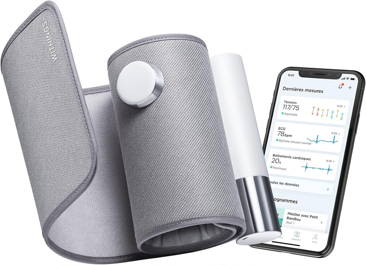 BPM Core - Tensiomètre connecté avec électrocardiogramme et stéthoscope électronique - Withings
