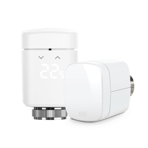 Pack de 4 têtes thermostatiques intelligentes. LED Eve Thermo Matter - Eve