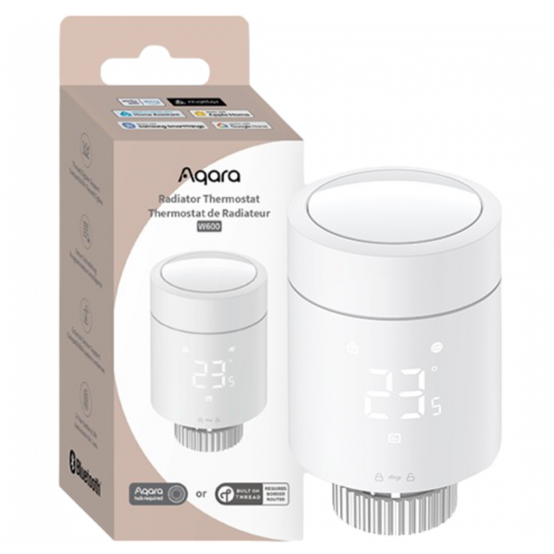 Thermostat/Tête thermostatique de radiateur intelligent W600 Zigbee / Thread - Aqara