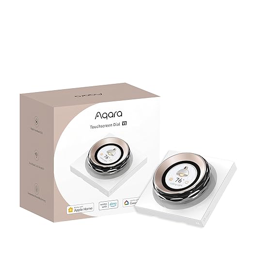 Interrupteur intelligent tactile Touchscreen Dial V1 EU – Écran, molette et contrôle domotique Zigbee -Aqara