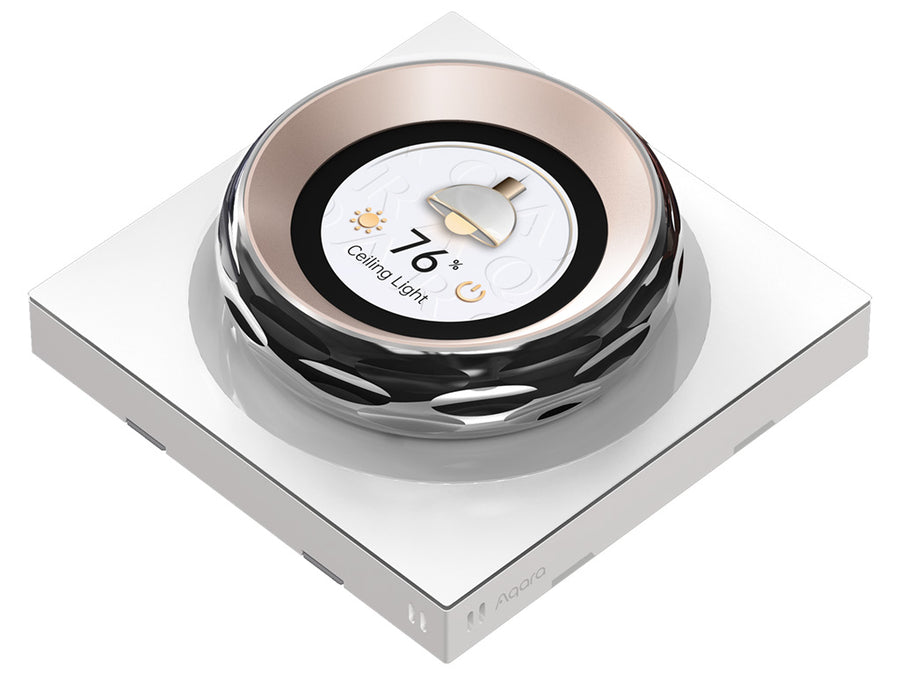 Interrupteur intelligent tactile Touchscreen Dial V1 EU – Écran. molette et contrôle domotique Zigbee -Aqara