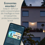 Capteur extérieur solaire de luminosité et température extérieure Sunteis io - Somfy